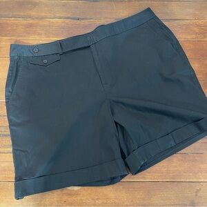 Ralph Lauren Black Women's Shorts plus size 22W